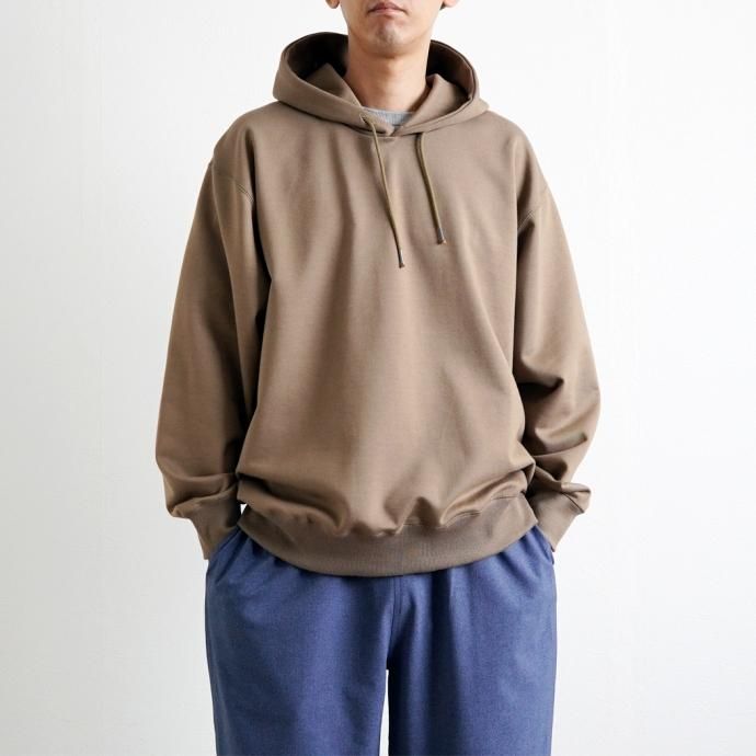 163474557 STILL BY HAND / CS02213 プルオーバースウェットパーカー - Khaki Beige 02