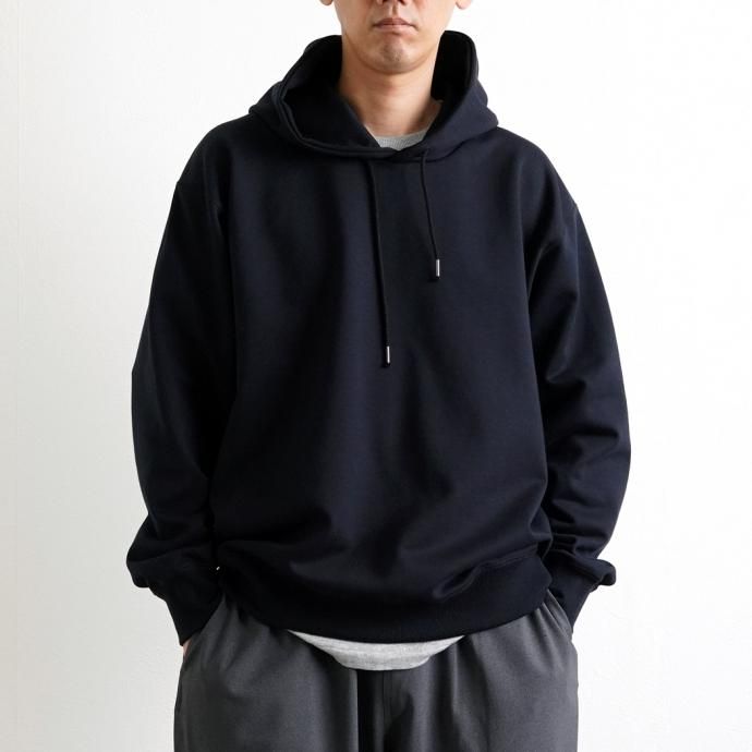 163474642 STILL BY HAND / CS02213 プルオーバースウェットパーカー - Navy 02