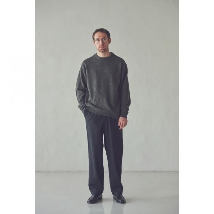 163475230 STILL BY HAND / PT04213 ウールフラノ イージーパンツ - Camel 02