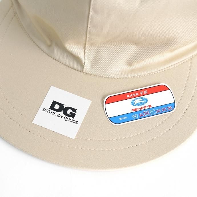 163753035 DG THE DRY GOODS / DG TONED COTTON CAP コットンキャップ ベージュ 02
