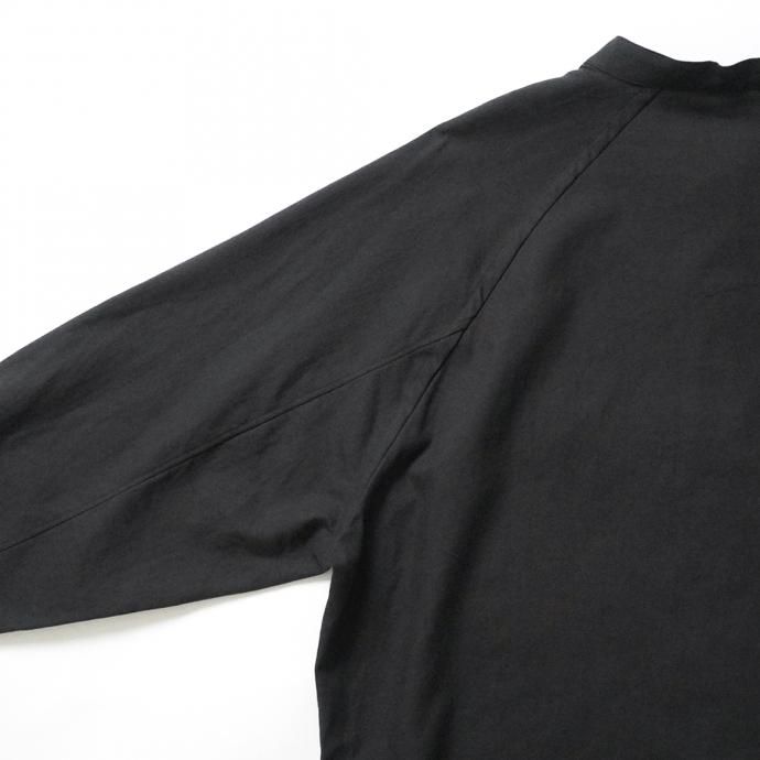 164319959 STILL BY HAND / SH01214 バンドカラーシャツ - Charcoal 02