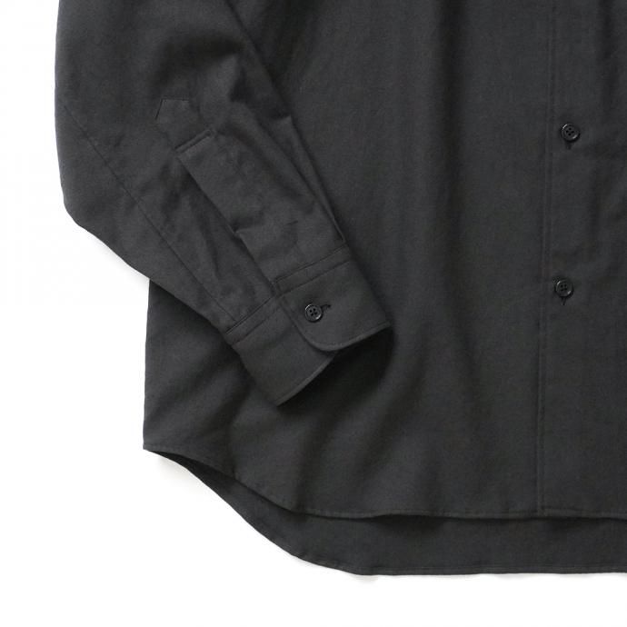 164319959 STILL BY HAND / SH01214 バンドカラーシャツ - Charcoal 02
