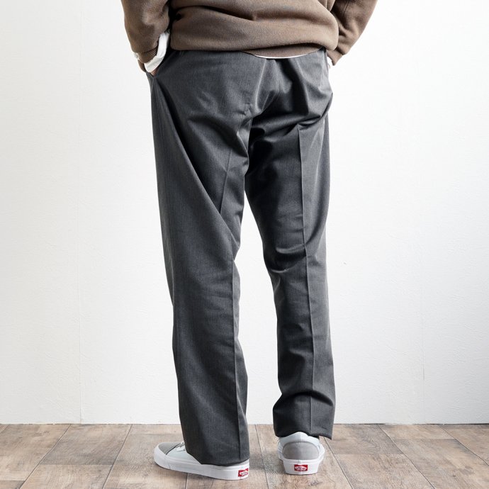 Trad Marks / Work Slacks - Dark Heather Gray ワークスラックス ダークヘザーグレー