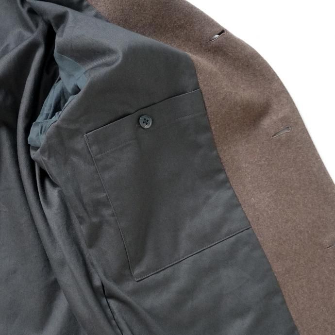 164595516 STILL BY HAND / JK01214 メルトンジャケット - Brown 02