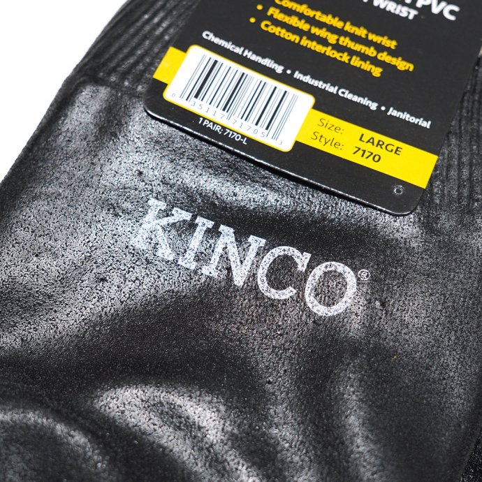 164719789 Kinco / 7170 Sandy Finish PVC with Knit Wrist キンコグローブ PVCコーティング手袋<img class='new_mark_img2' src='https://img.shop-pro.jp/img/new/icons47.gif' style='border:none;display:inline;margin:0px;padding:0px;width:auto;' /> 02