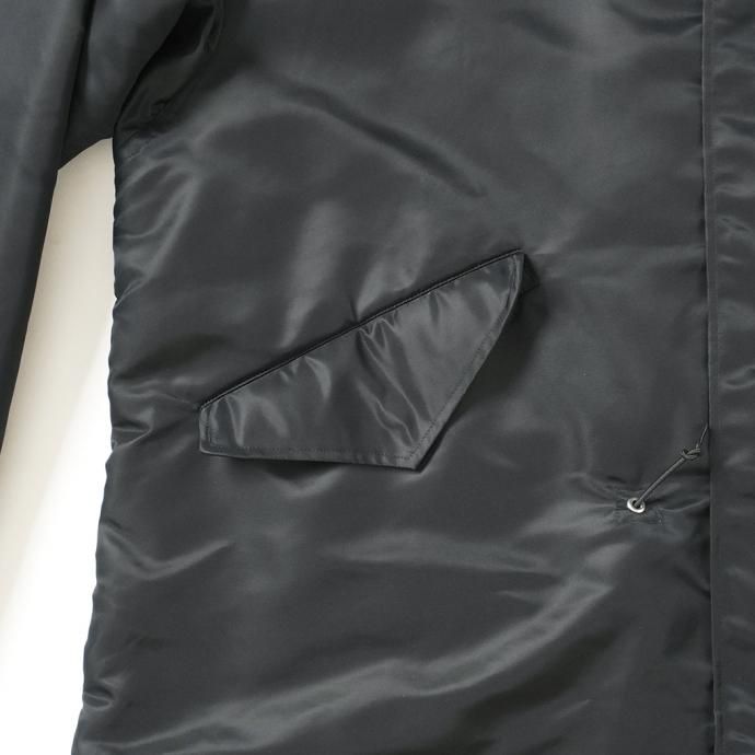 164936922 Powderhorn Mountaineering / P.H.M. MODS COAT_MA ナイロン モッズコート PH21FW-003 - Black 02