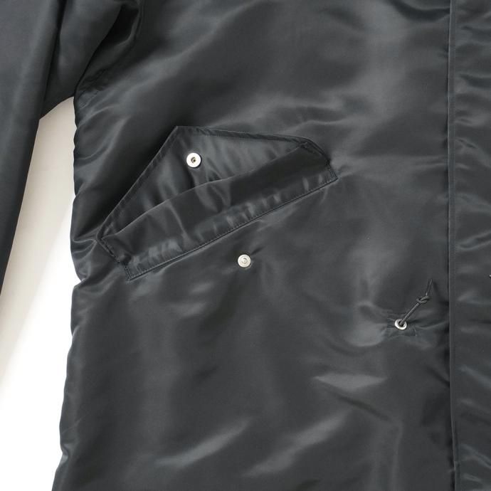 164936922 Powderhorn Mountaineering / P.H.M. MODS COAT_MA ナイロン モッズコート PH21FW-003 - Black 02
