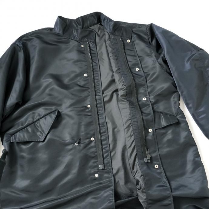 164936922 Powderhorn Mountaineering / P.H.M. MODS COAT_MA ナイロン モッズコート PH21FW-003 - Black 02