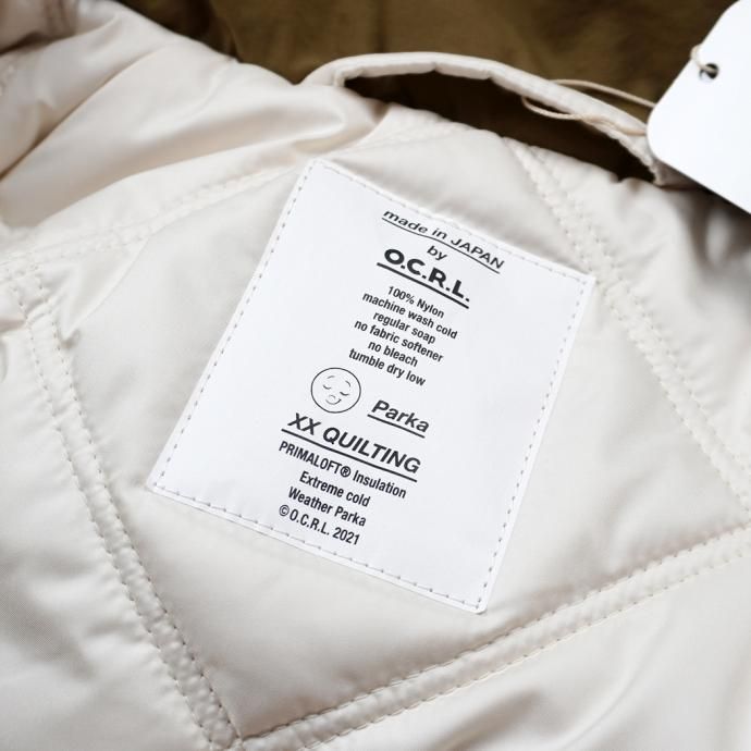 165454232 O-(オー)/ SLEEPY PARKA 22W-06 - Khaki 02