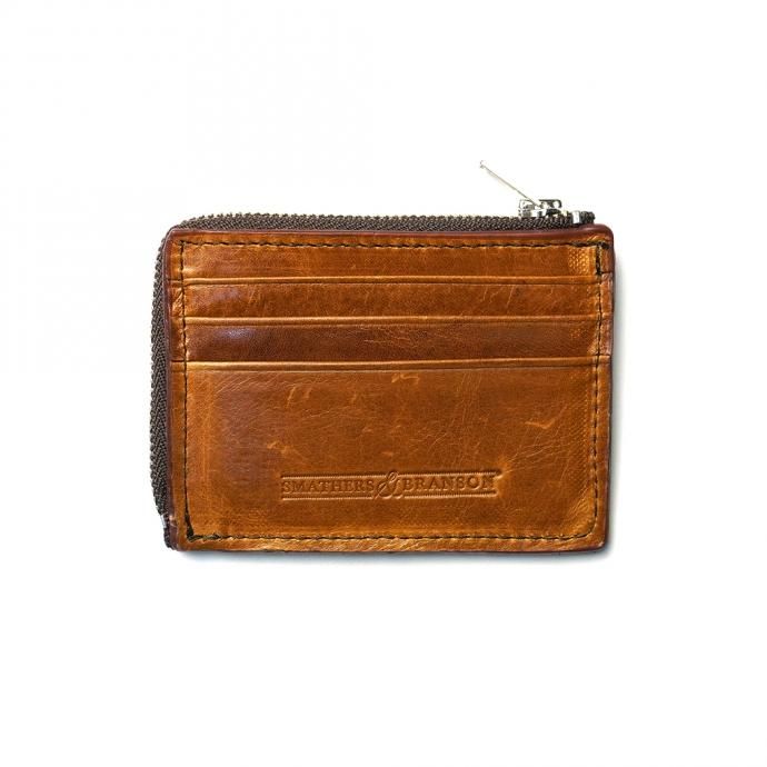 165525001 DG THE DRY GOODS / Needlepoint L-Shaped Zip Card Wallet - Benjamin ジップウォレット ドル 02