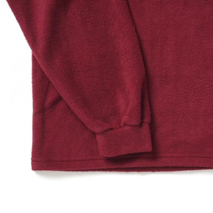 165576258 SMOKE T ONE / POLAR FLEECE L/S ե꡼ĹµT - Burgundy 02