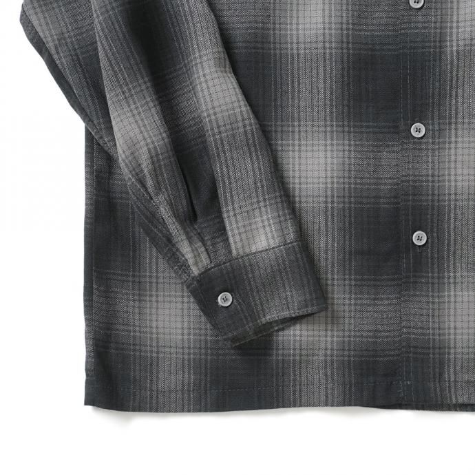 165601255 CalTop / 2000 オンブレチェック L/Sシャツ - Black/Charcoal<img class='new_mark_img2' src='https://img.shop-pro.jp/img/new/icons47.gif' style='border:none;display:inline;margin:0px;padding:0px;width:auto;' /> 02