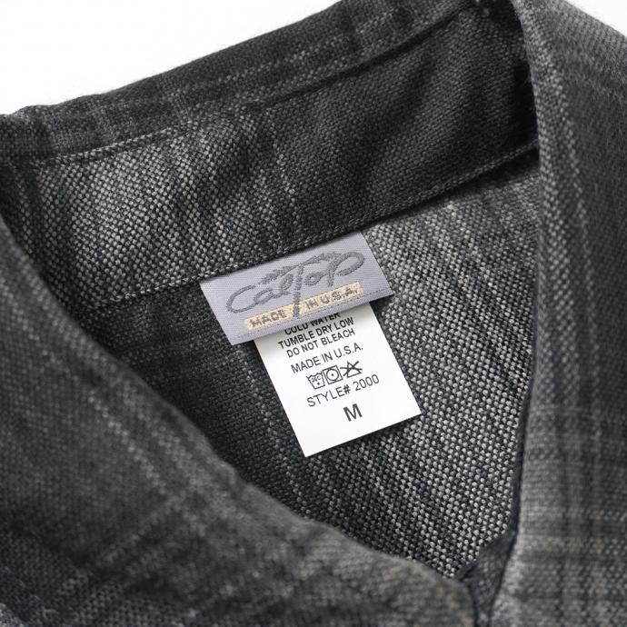 165601255 CalTop / 2000 オンブレチェック L/Sシャツ - Black/Charcoal<img class='new_mark_img2' src='https://img.shop-pro.jp/img/new/icons47.gif' style='border:none;display:inline;margin:0px;padding:0px;width:auto;' /> 02