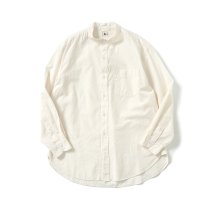 blurhms ROOTSTOCK / Broad Band Collar Shirt - Ivory bROOTS22S4 ブロードバンドカラーシャツ