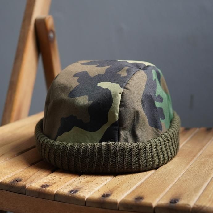166457174 Hexico / Deformer Gore-Tex Knit Cap Ex. US Military Parka, ECWCS, Camouflage ゴアテックス リメイクニットキャップ 02