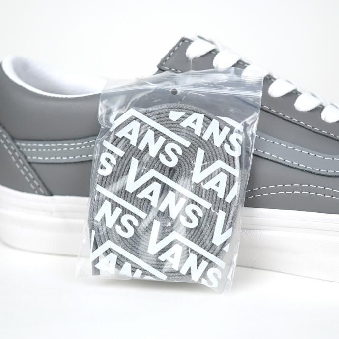 166483878 VANS / Anaheim Factory Old Skool 36 DX - V.LEA/FROST アナハイムファクトリー オールドスクール グレーレザー 02