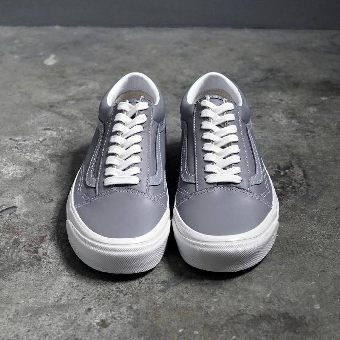 166483878 VANS / Anaheim Factory Old Skool 36 DX - V.LEA/FROST アナハイムファクトリー オールドスクール グレーレザー 02