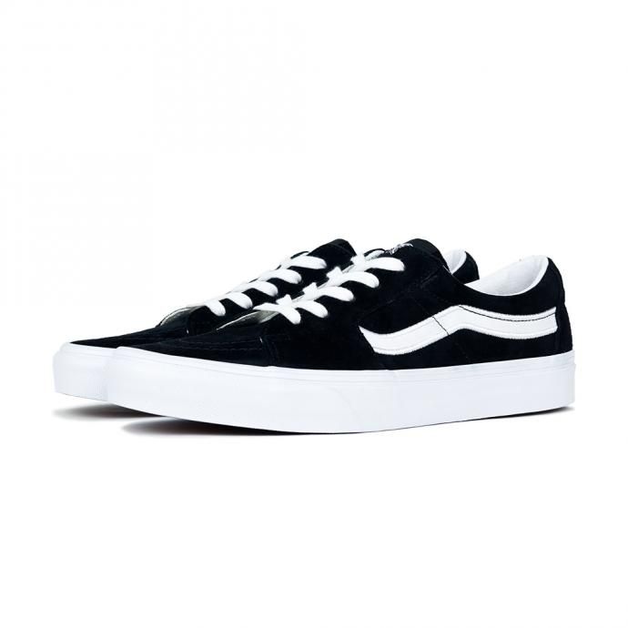 166496312 VANS / SK8-Low - BLACK/TRUE WHITE スケートロー ブラック 02