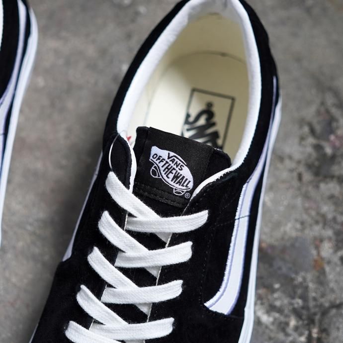 166496312 VANS / SK8-Low - BLACK/TRUE WHITE スケートロー ブラック 02
