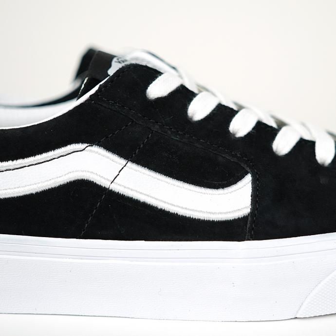 166496312 VANS / SK8-Low - BLACK/TRUE WHITE スケートロー ブラック 02