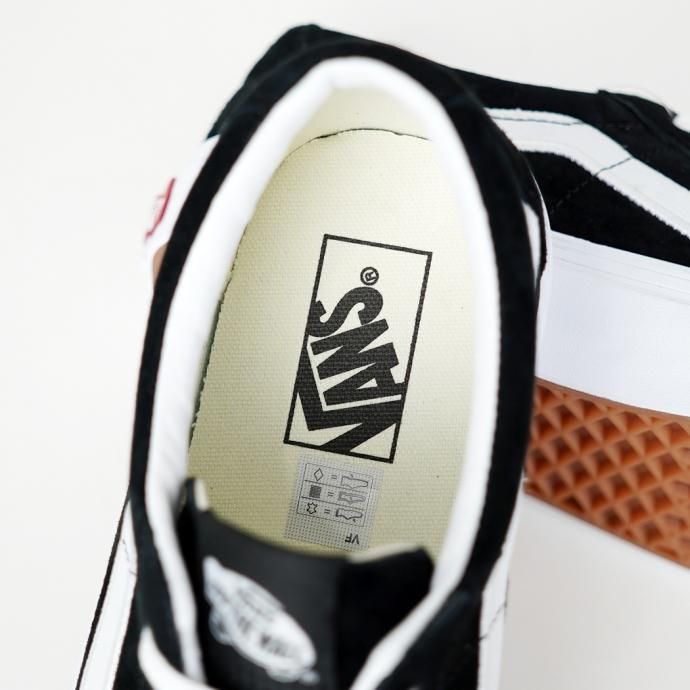 166496312 VANS / SK8-Low - BLACK/TRUE WHITE スケートロー ブラック 02