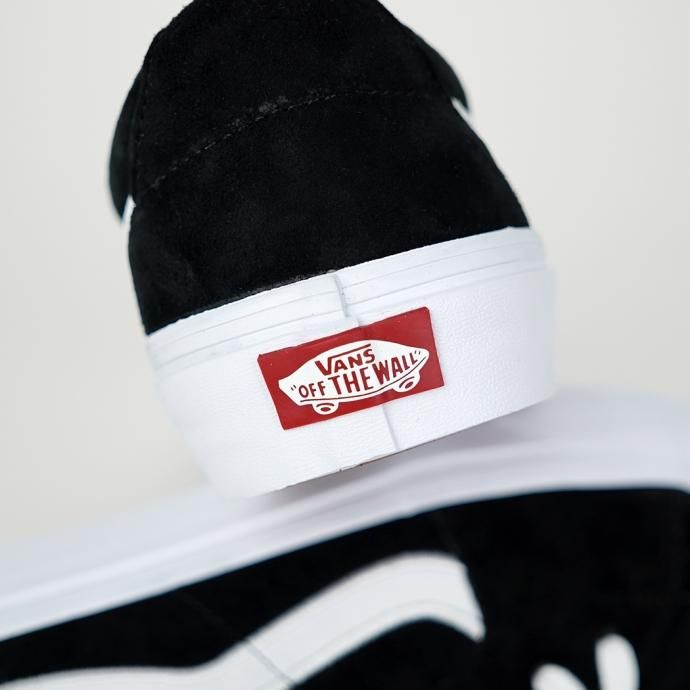 166496312 VANS / SK8-Low - BLACK/TRUE WHITE スケートロー ブラック 02