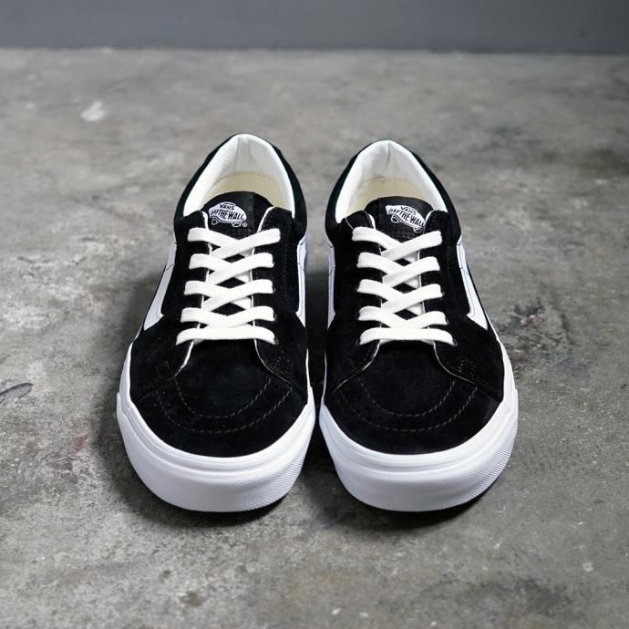 166496312 VANS / SK8-Low - BLACK/TRUE WHITE スケートロー ブラック 02