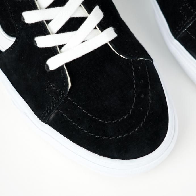 166496312 VANS / SK8-Low - BLACK/TRUE WHITE スケートロー ブラック 02