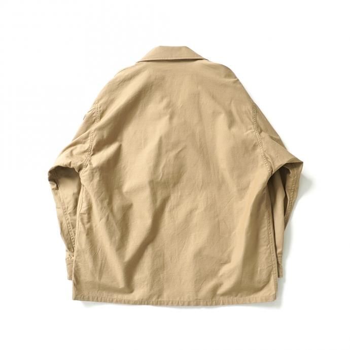 166665138 blurhms ROOTSTOCK / Cotton Linen Combat Tropical Jacket - LightBeige bROOTS22S2 02