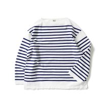 blurhms ROOTSTOCK / Basque Shirt - White x RoyalBlue bROOTS22F31<img class='new_mark_img2' src='https://img.shop-pro.jp/img/new/icons47.gif' style='border:none;display:inline;margin:0px;padding:0px;width:auto;' />