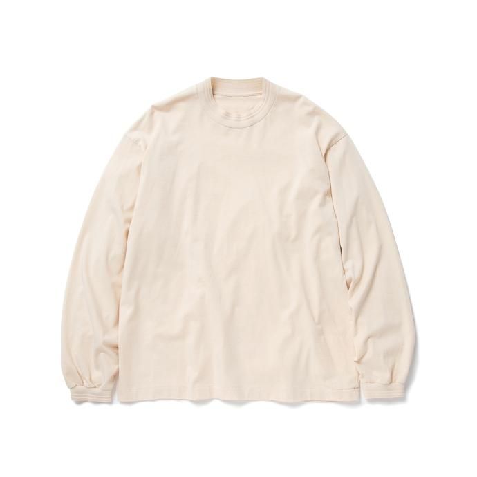 166975590 INNAT / LS TEE - Ecru ロングスリーブTシャツ エクリュ INNAT01-C01 01