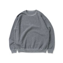 crepuscule / 2201-001 Light Moss Stitch L/S Sweat - Gray ライト鹿の子編みニット グレー<img class='new_mark_img2' src='https://img.shop-pro.jp/img/new/icons20.gif' style='border:none;display:inline;margin:0px;padding:0px;width:auto;' />