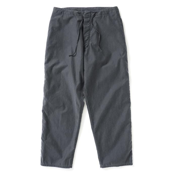 blurhms ROOTSTOCK ブラームスルーツストック / Light Moleskin Easy Work Pants - FadeBlack  bROOTS22F07B