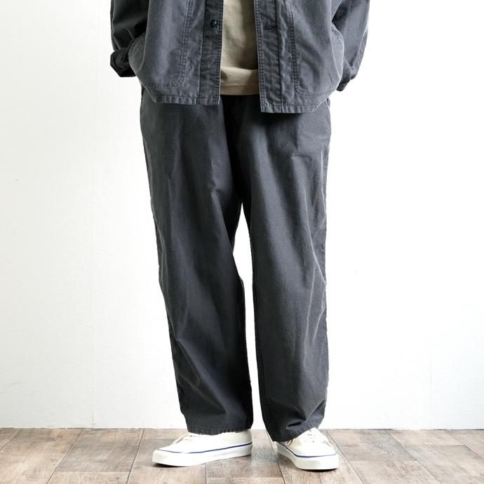 166988208 blurhms ROOTSTOCK / Light Moleskin Easy Work Pants - FadeBlack bROOTS22F07B 02