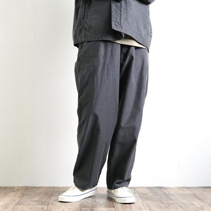 166988208 blurhms ROOTSTOCK / Light Moleskin Easy Work Pants - FadeBlack bROOTS22F07B 02