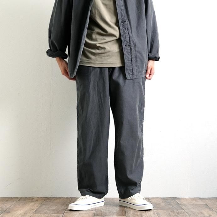 blurhms ROOTSTOCK ブラームスルーツストック / Light Moleskin Easy Work Pants - FadeBlack  bROOTS22F07B