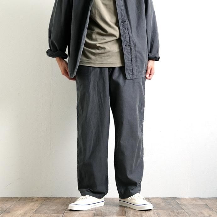 166988208 blurhms ROOTSTOCK / Light Moleskin Easy Work Pants - FadeBlack bROOTS22F07B 02