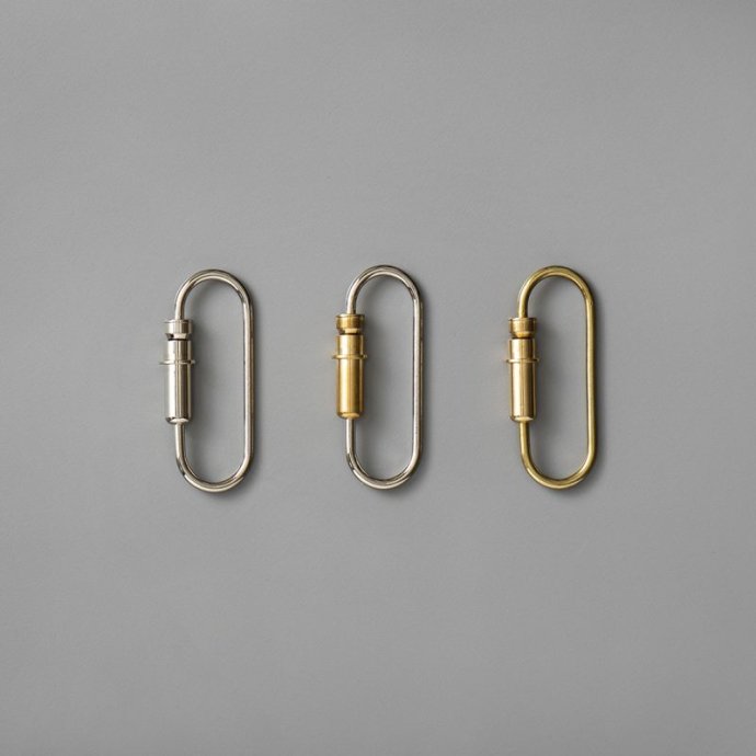 167056006 CANDY DESIGN & WORKS / Bullet Carabiner CHW-13 ӥʥ - Nickel-Plated  Polished Brass 02