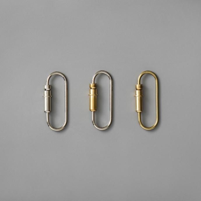 167056006 CANDY DESIGN & WORKS / Bullet Carabiner CHW-13 ӥʥ - Nickel-Plated  Polished Brass 02