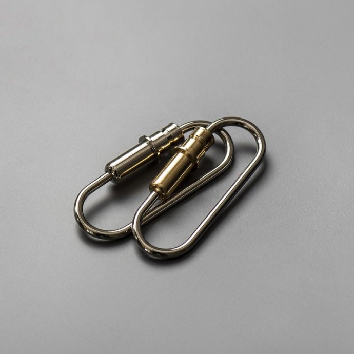 167056006 CANDY DESIGN & WORKS / Bullet Carabiner CHW-13 ӥʥ - Nickel-Plated  Polished Brass 02