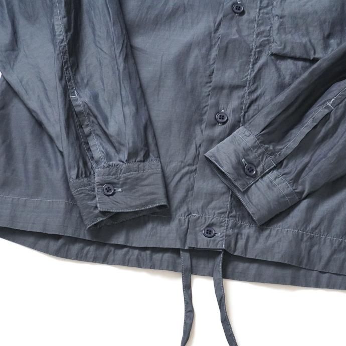 167067357 STILL BY HAND / SH01221 コーチシャツジャケット - Blue Charcoal 02