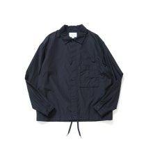 STILL BY HAND / SH01221 コーチシャツジャケット - Black Navy<img class='new_mark_img2' src='https://img.shop-pro.jp/img/new/icons20.gif' style='border:none;display:inline;margin:0px;padding:0px;width:auto;' />