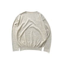crepuscule / 2201-009 Ramie Basque Knit - Beige ラミーバスクニット ベージュ<img class='new_mark_img2' src='https://img.shop-pro.jp/img/new/icons47.gif' style='border:none;display:inline;margin:0px;padding:0px;width:auto;' />