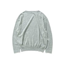 crepuscule / 2201-009 Ramie Basque Knit - Gray ラミーバスクニット グレー<img class='new_mark_img2' src='https://img.shop-pro.jp/img/new/icons20.gif' style='border:none;display:inline;margin:0px;padding:0px;width:auto;' />