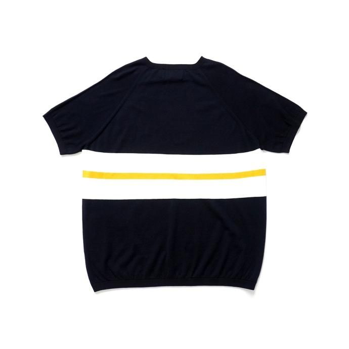 167748382 PEREGRINE / ETON Knitted Tee ボーダーニットTシャツ 02