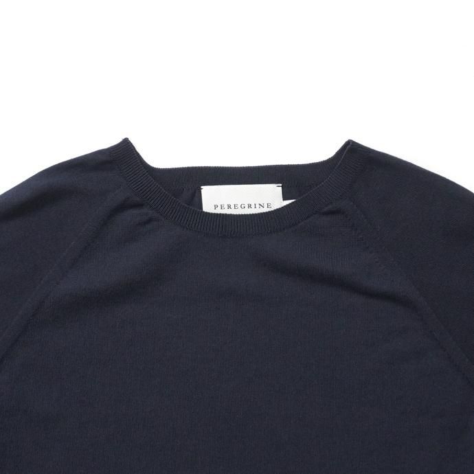 167748382 PEREGRINE / ETON Knitted Tee ボーダーニットTシャツ 02