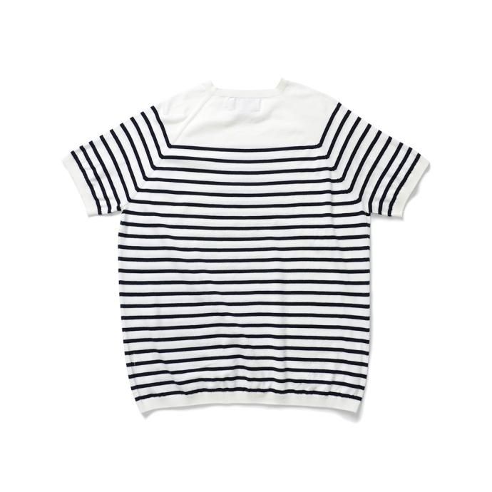 167748575 PEREGRINE / BRETON Knitted Tee ܡ˥åT - White 02