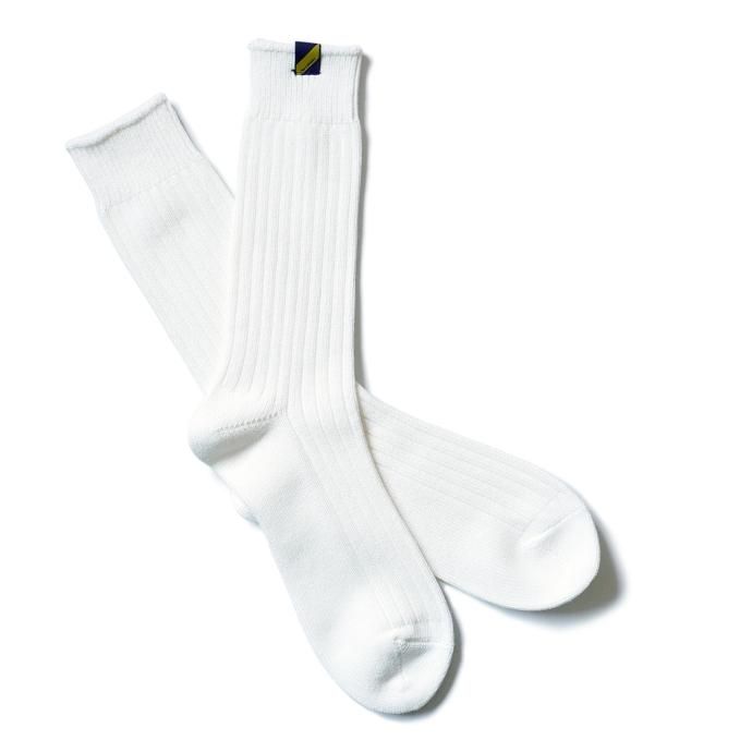 167821333 Trad Marks / Old Rib Socks lite ɥ֥å饤 - Off White եۥ磻 02