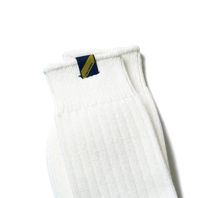 167821333 Trad Marks / Old Rib Socks lite ɥ֥å饤 - Off White եۥ磻 02