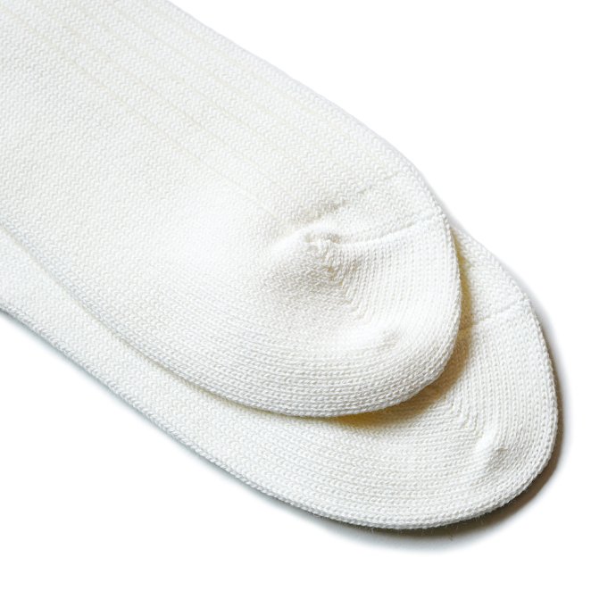 167821333 Trad Marks / Old Rib Socks lite ɥ֥å饤 - Off White եۥ磻 02